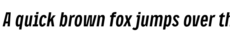 Preview of FONTSPRING DEMO - CA Oskar Condensed Bold Italic font