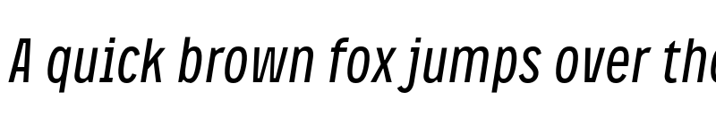 Preview of FONTSPRING DEMO - CA Oskar Condensed Italic font