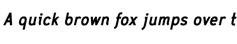 Preview of FONTSPRING DEMO - CA ZaracusaNarrowAlt Rg Bold Italic font