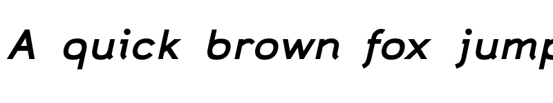 Preview of FONTSPRING DEMO - CA ZaracusaWide Rg Bold Italic font