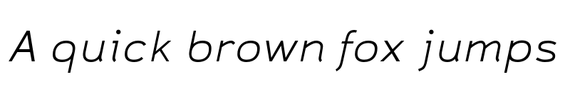 Preview of FONTSPRING DEMO - CA ZaracusaWideLight Rg Italic font