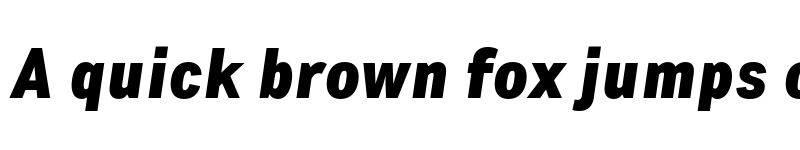 Preview of FONTSPRING DEMO - CA Zentrum Condensed Black Italic font