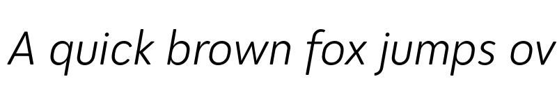 Preview of FONTSPRING DEMO - Cadmium Book Italic font