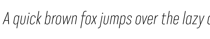 Preview of FONTSPRING DEMO - Cadmium Compressed Light Italic font