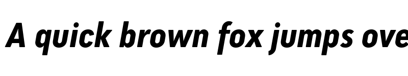 Preview of FONTSPRING DEMO - Cadmium Condensed Bold Italic font