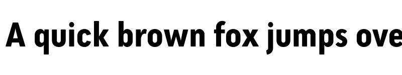 Preview of FONTSPRING DEMO - Cadmium Condensed Bold font