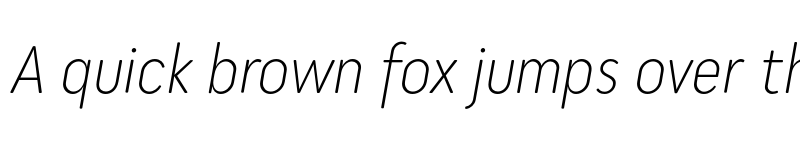 Preview of FONTSPRING DEMO - Cadmium Condensed Light Italic font