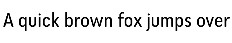 Preview of FONTSPRING DEMO - Cadmium Condensed Regular font