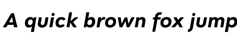 Preview of FONTSPRING DEMO - Cadmium Expanded Bold Italic font