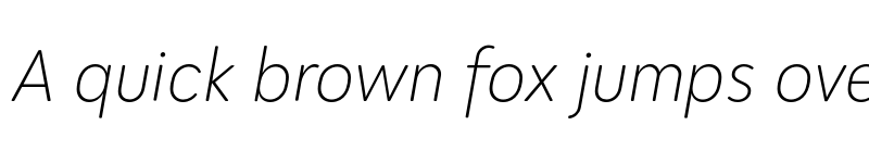 Preview of FONTSPRING DEMO - Cadmium Light Italic font