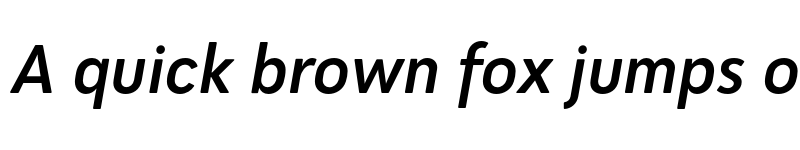 Preview of FONTSPRING DEMO - Cadmium Medium Italic font