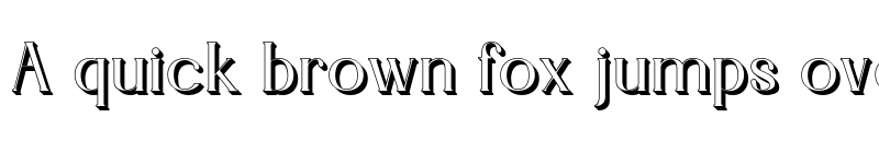 Preview of FONTSPRING DEMO - Cakira Extrude font