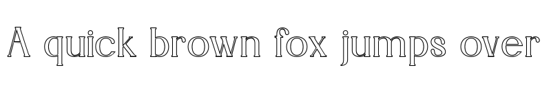 Preview of FONTSPRING DEMO - Cakira Outline font