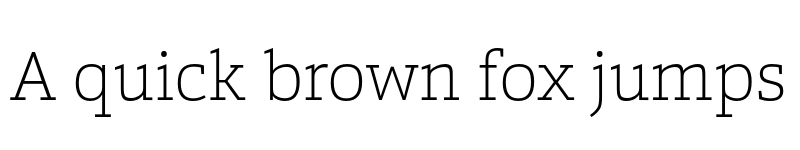 Preview of FONTSPRING DEMO - Calanda Thin Regular font