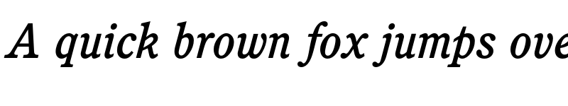 Preview of FONTSPRING DEMO - Calgary Medium Italic font