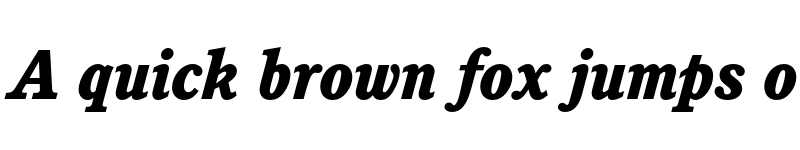 Preview of FONTSPRING DEMO - Calgary Pro Heavy Italic font