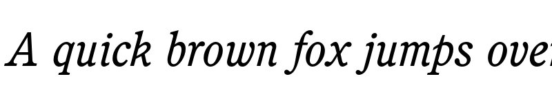 Preview of FONTSPRING DEMO - Calgary Pro Italic font