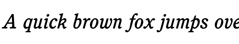 Preview of FONTSPRING DEMO - Calgary Pro Medium Italic font