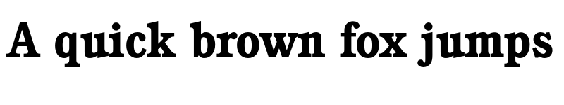 Preview of FONTSPRING DEMO - Calgary Serial Bold font