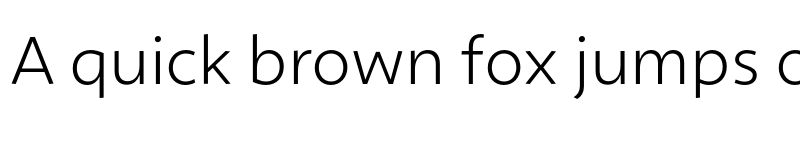 Preview of FONTSPRING DEMO - Calima Light Regular font