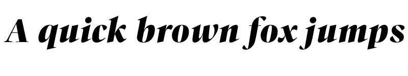 Preview of FONTSPRING DEMO - Callas Black Italic font