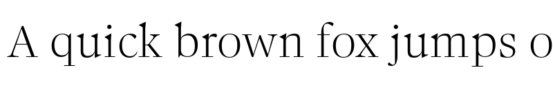 Preview of FONTSPRING DEMO - Callas Extralight Regular font