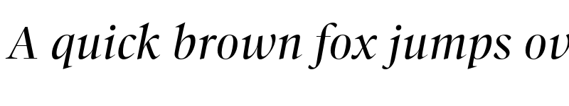 Preview of FONTSPRING DEMO - Callas Italic font