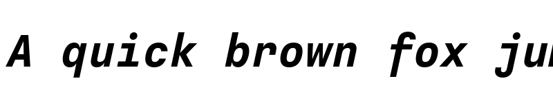 Preview of FONTSPRING DEMO - Calling Code Bold Italic font