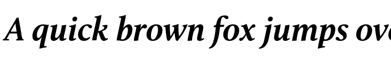 Preview of FONTSPRING DEMO - Calluna Bold Italic font