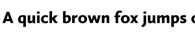 Preview of FONTSPRING DEMO - Calluna Sans Black Regular font