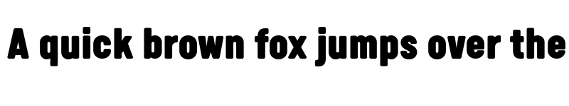 Preview of FONTSPRING DEMO - Calps ExtraBlack Regular font