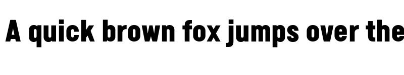 Preview of FONTSPRING DEMO - Calps Sans Black Regular font