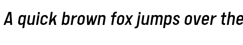Preview of FONTSPRING DEMO - Calps Sans Regular Italic font