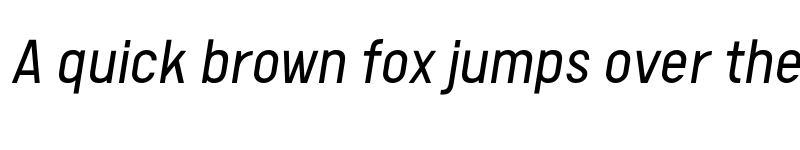 Preview of FONTSPRING DEMO - Calps Sans SemiLight Italic font