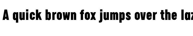 Preview of FONTSPRING DEMO - Calps Sans Slim Black Regular font