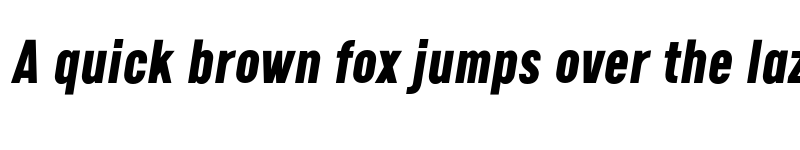 Preview of FONTSPRING DEMO - Calps Sans Slim Bold Italic font