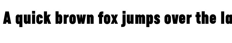 Preview of FONTSPRING DEMO - Calps Sans Slim ExtraBlack Regular font