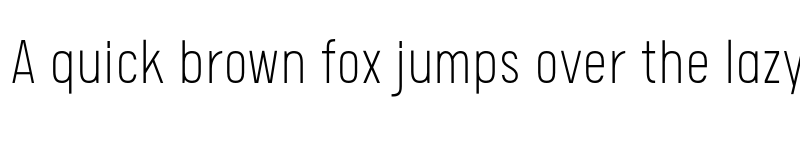 Preview of FONTSPRING DEMO - Calps Sans Slim ExtraLight Regular font