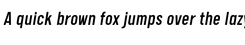 Preview of FONTSPRING DEMO - Calps Sans Slim Regular Italic font