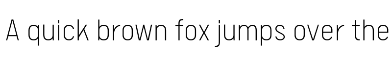 Preview of FONTSPRING DEMO - Calps Sans Thin ExtraLight Regular font