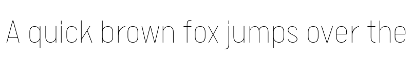 Preview of FONTSPRING DEMO - Calps Sans Thin Regular font