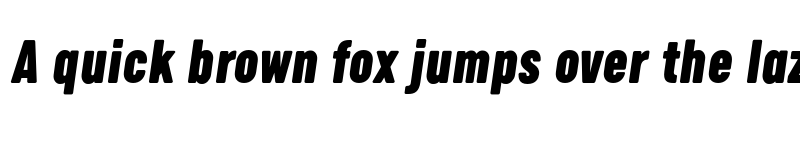 Preview of FONTSPRING DEMO - Calps Slim Black Italic font