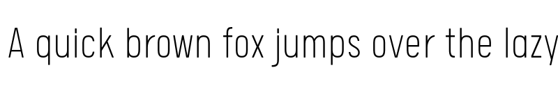 Preview of FONTSPRING DEMO - Calps Slim ExtraLight Regular font