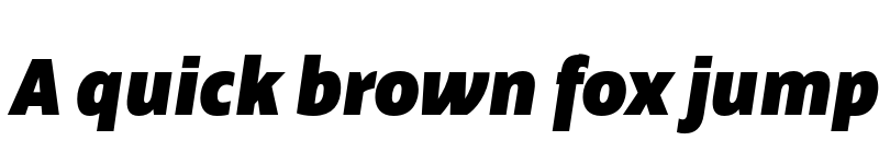 Preview of FONTSPRING DEMO - Calton Black Italic Regular font