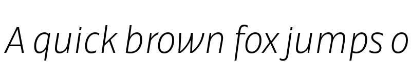 Preview of FONTSPRING DEMO - Calton Extralight Italic Regular font