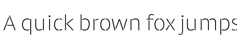 Preview of FONTSPRING DEMO - Calton ExtraLight Stencil Regular font