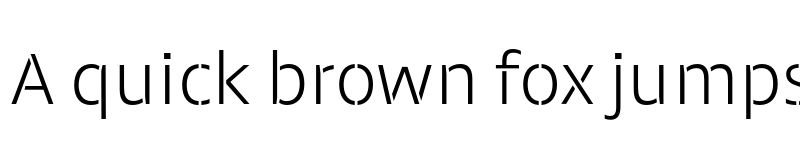 Preview of FONTSPRING DEMO - Calton Light Stencil Regular font