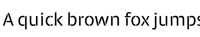 Preview of FONTSPRING DEMO - Calton Stencil Regular font