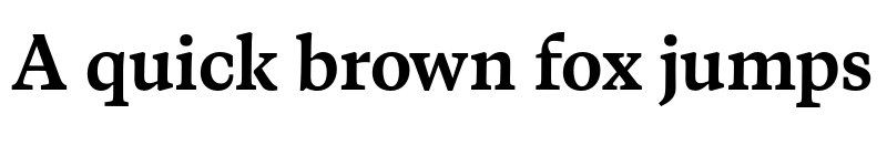 Preview of FONTSPRING DEMO - Calvino Bold font