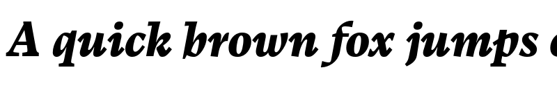 Preview of FONTSPRING DEMO - Calvino Extrabold Italic font